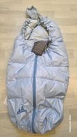 Odenwälder Daunen Babyschalenfusssack -helblau