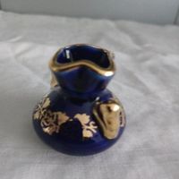 winzige Blumenvase von Limoge für Gänseblümchen