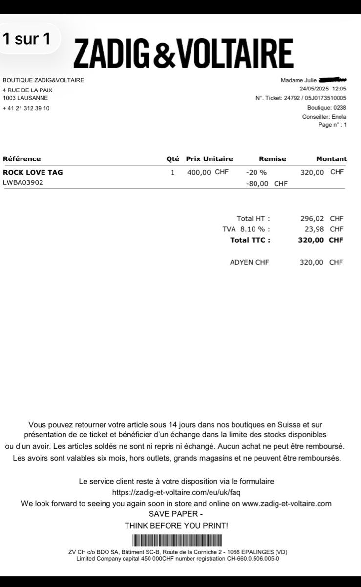 Zadig & Voltaire Borse da donna: Sac Zadig&Voltaire rock blanc  – Nuovo (secondo la descrizione) da Mont-sur-Lausanne venduto da Julie_cty 5