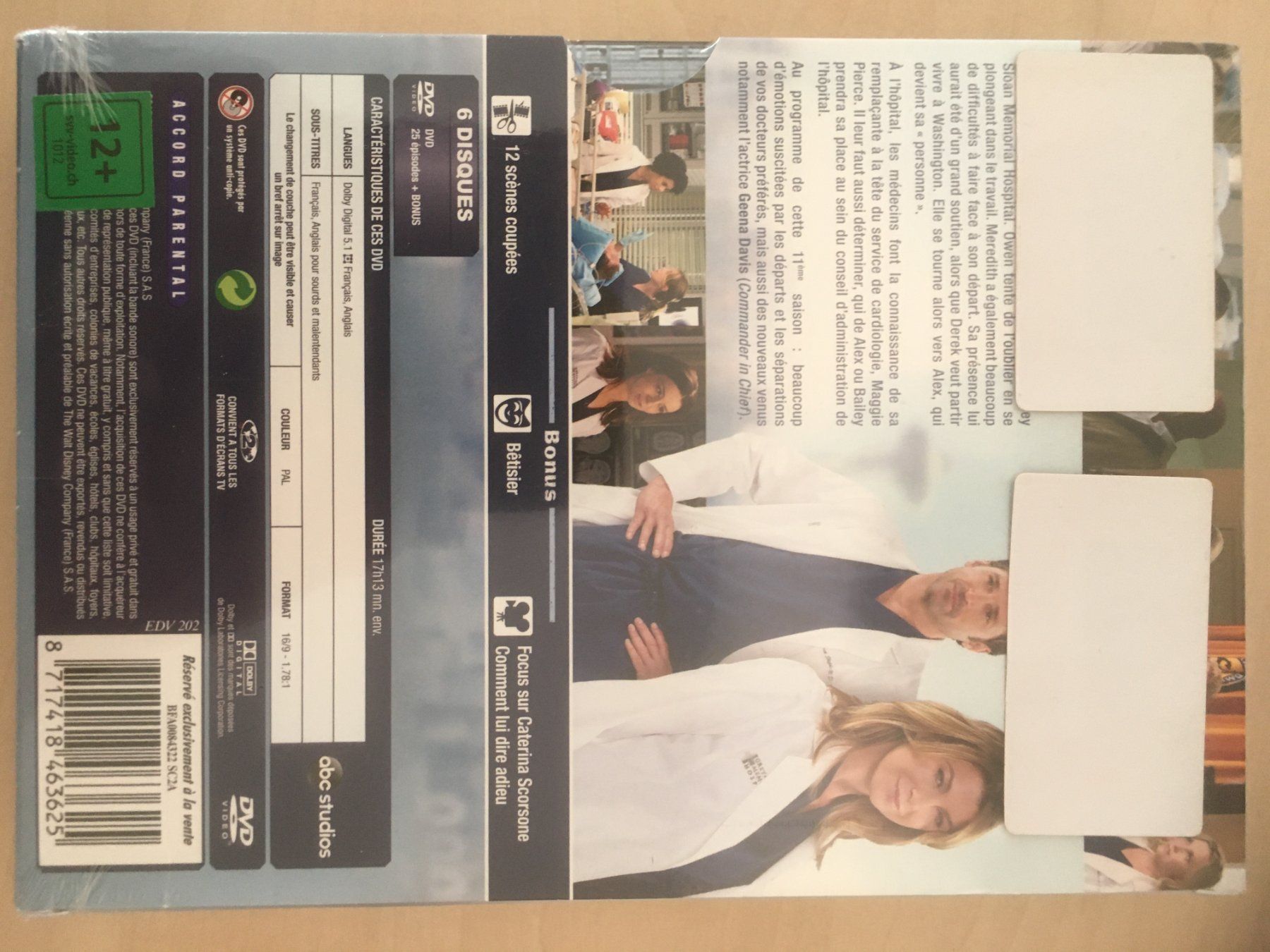 Tutti i DVDs: Grey`s Anatomy Saison 11 / DVD – Nuovo e nell'imballaggio originale da Marbach LU venduto da Hoheduene 1