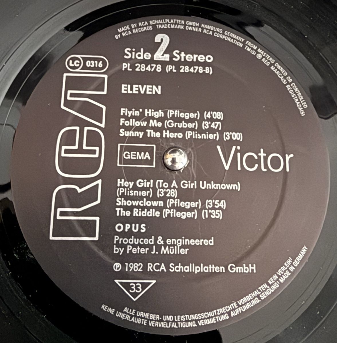 Dischi in vinile: Opus Eleven LP Schallplatte – Usato da Goldach venduto da Donpancho 6