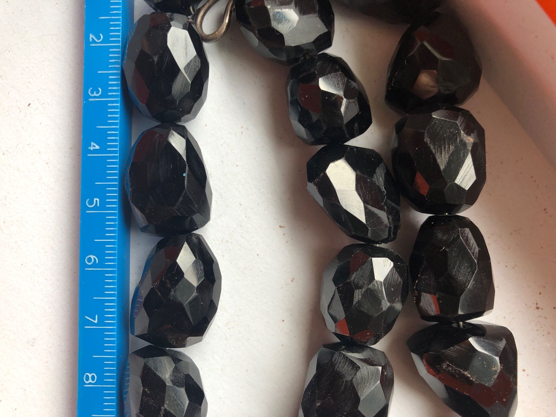 Onyx Catenine: Onyx Kette Silber Collie Halb Edelstein – Usato da Zollikofen venduto da lorik007 2