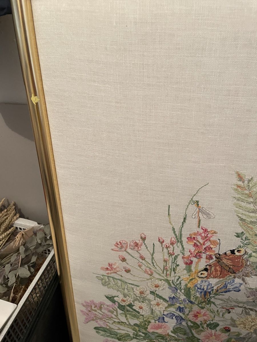 Foto & Immagini: Grosses handgesticktes Bild 110x85cm – Usato da Grüningen venduto da asomeg 1