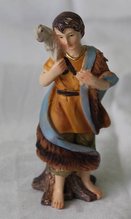 Statuette: Hirte mini mit Schaf – Usato da Moosseedorf venduto da Tigerlily1