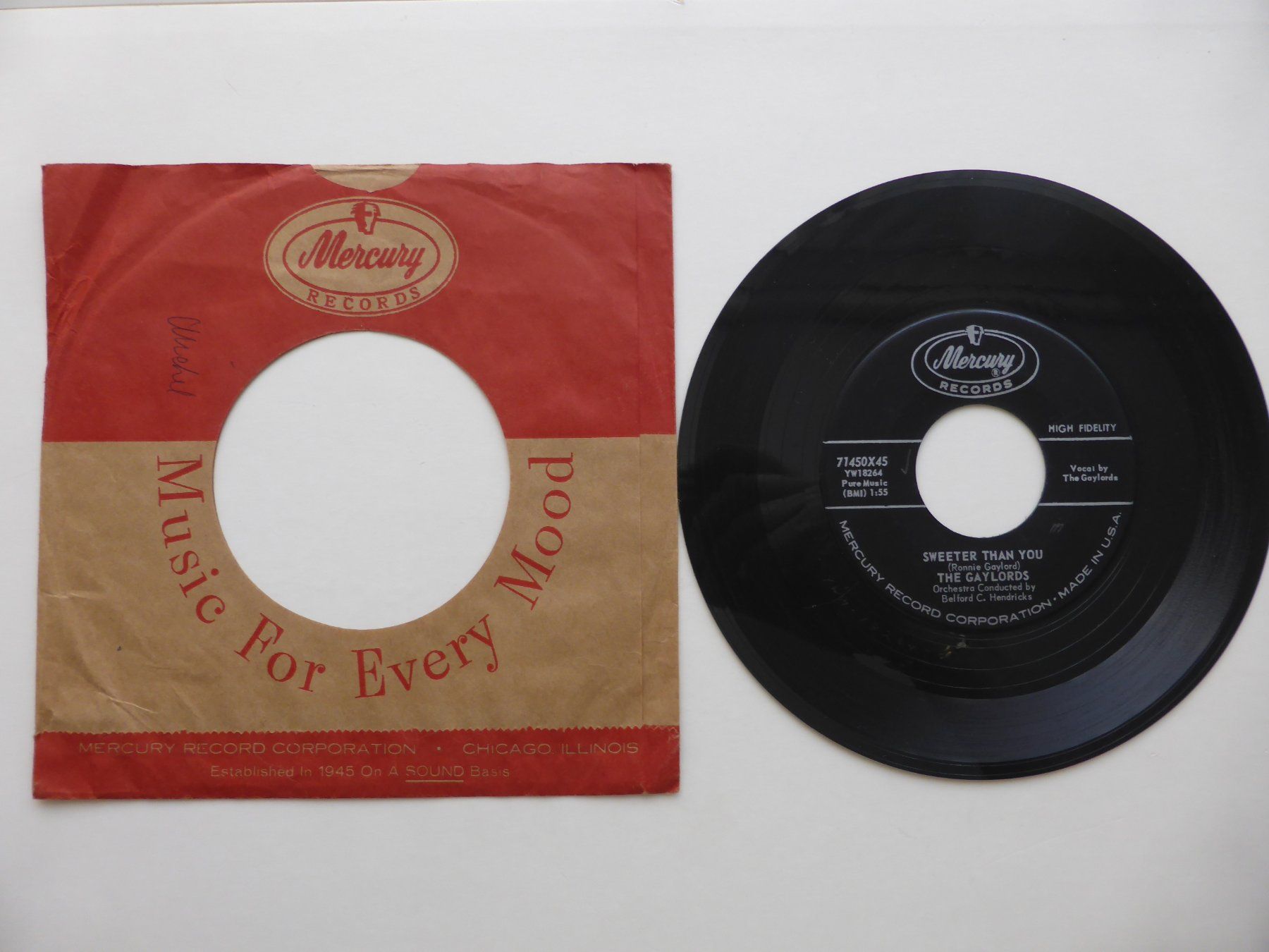 Dischi in vinile: VINYL SINGLE  THE GAYLORDS – Usato da Küssnacht am Rigi venduto da Mondkinder 1