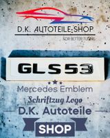 Mercedes AMG GLS53 Emblem Schriftzug Logo ABS NEU Schwarz