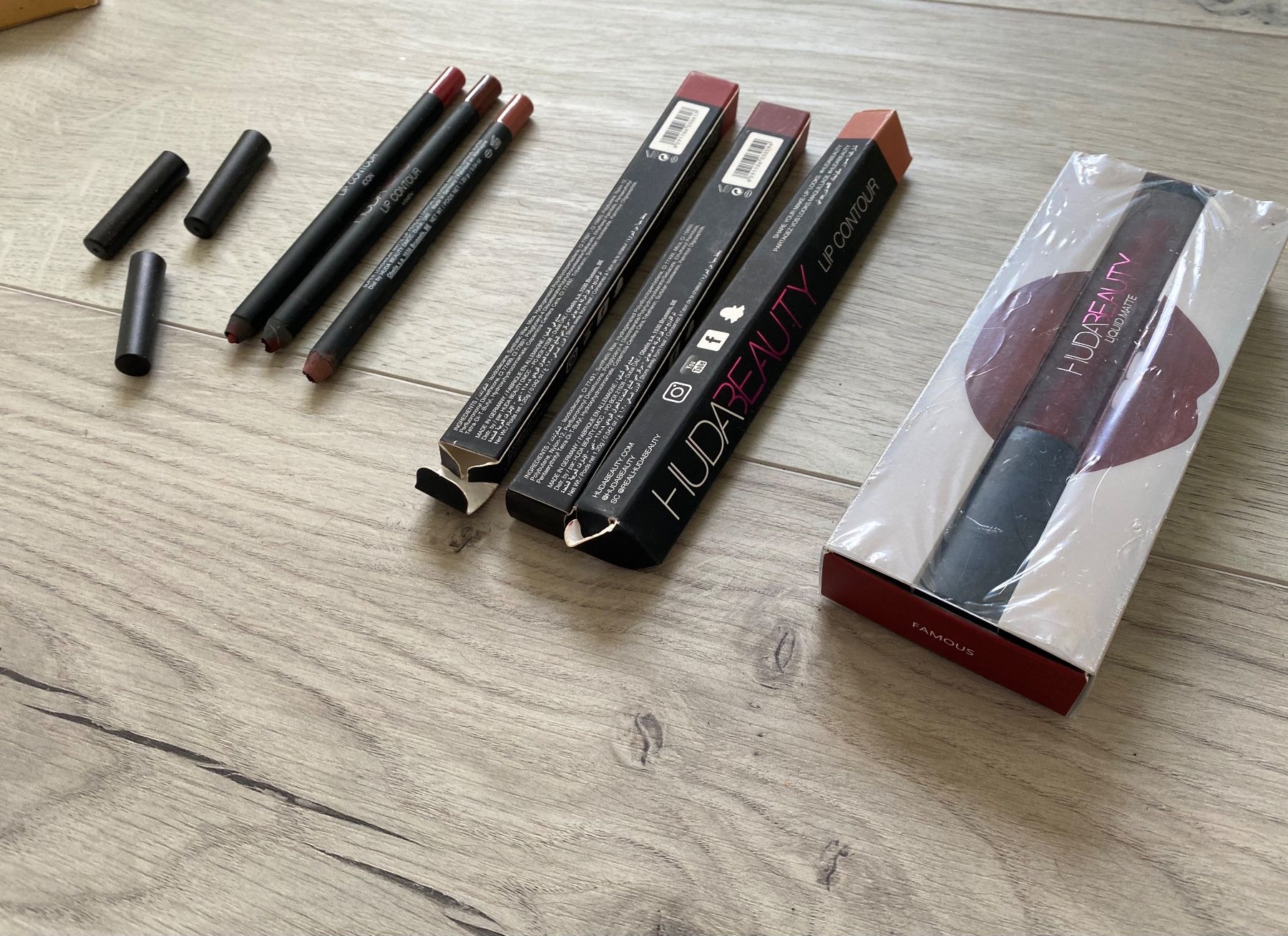 Make-up: HUDA beauty  Lippenstift  Lippengloss Lipliner – Gebraucht aus Dottikon von 6571 2