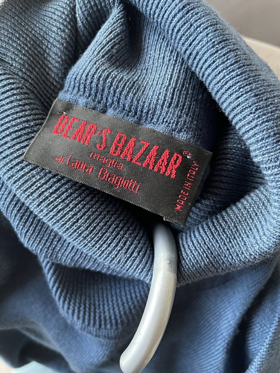 Pullover & Sweatshirts: Pull à col roulé bleu - Made in Italy, 100% laine – Gebraucht aus Onnens VD von Slyce 3
