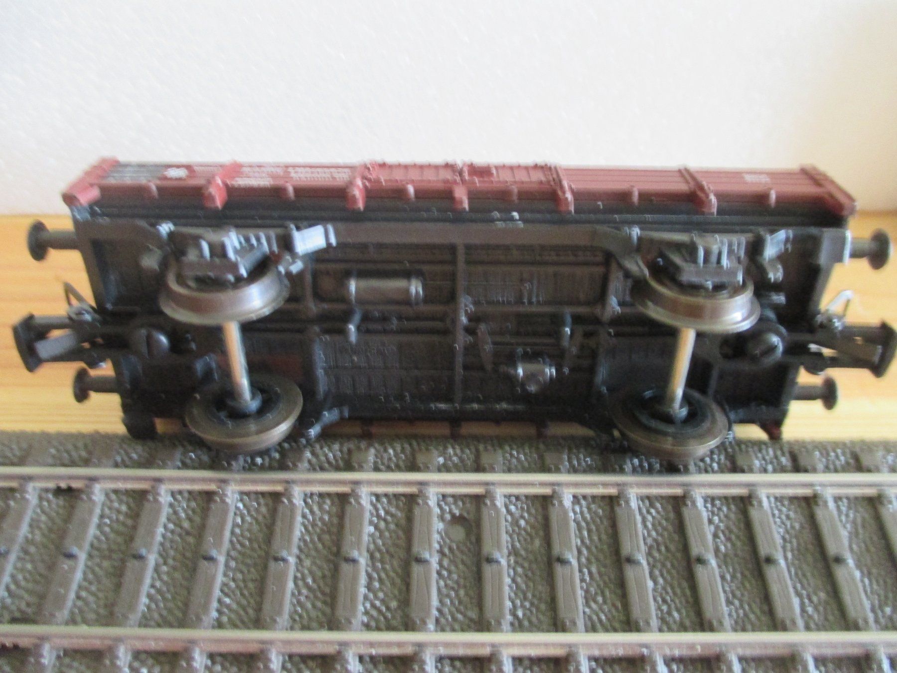 Roco Modellini di ferrovie: Roco H0 DC DB Flachwagen – Usato da Breitenbach venduto da anti11 3