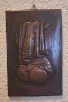 Plaque Cuivre Repoussé Vintage–Studio Laurana(Pesaro, Italy)