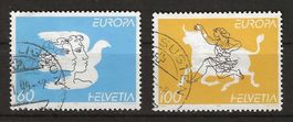 Briefmarken Schweiz 1995 Europa   Z 880-881 gebraucht