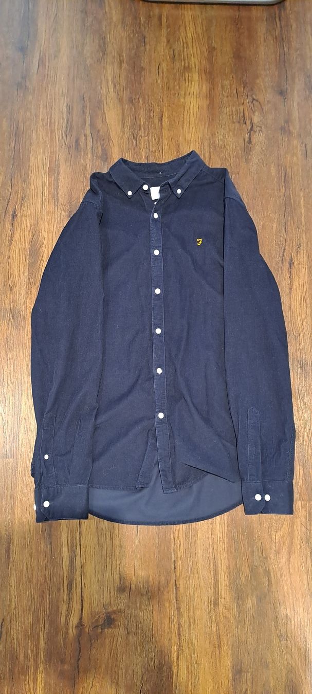 Camicie: Farah Hemd, Marineblau, Grösse L – Usato da Buttikon SZ venduto da Bavegna99