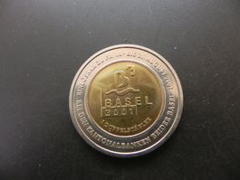 Basel 1 Doppelstäbler 2001 - 10 Franken