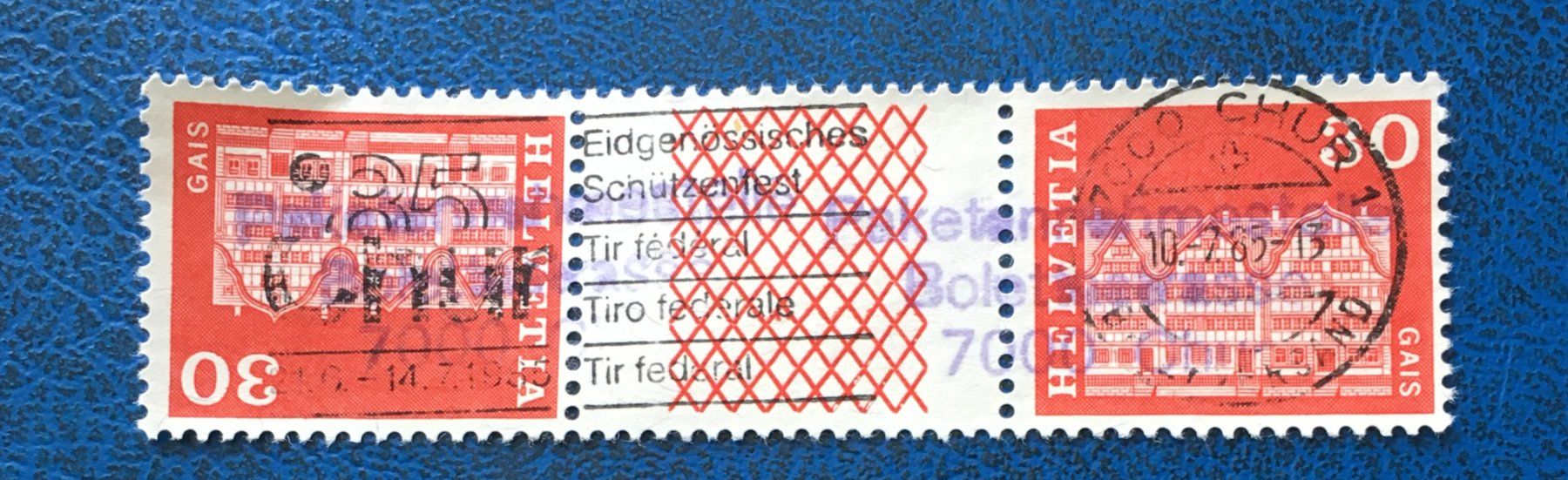 Tutti i francobolli: Nr.S 72 mit Stempel Chur – Usato da Aarau venduto da Billa007