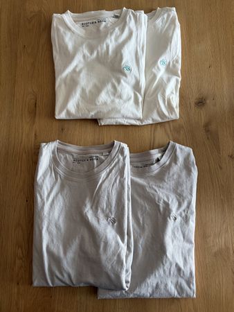 Scotch & Soda Core Regular Fit Logo T-Shirts (L)