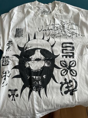 T-Shirt Travis Scott "Utopia" weiss Grösse XL neuwertig
