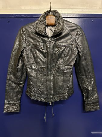Blouson cuir femme, Taille S. Sitelli,Italy.