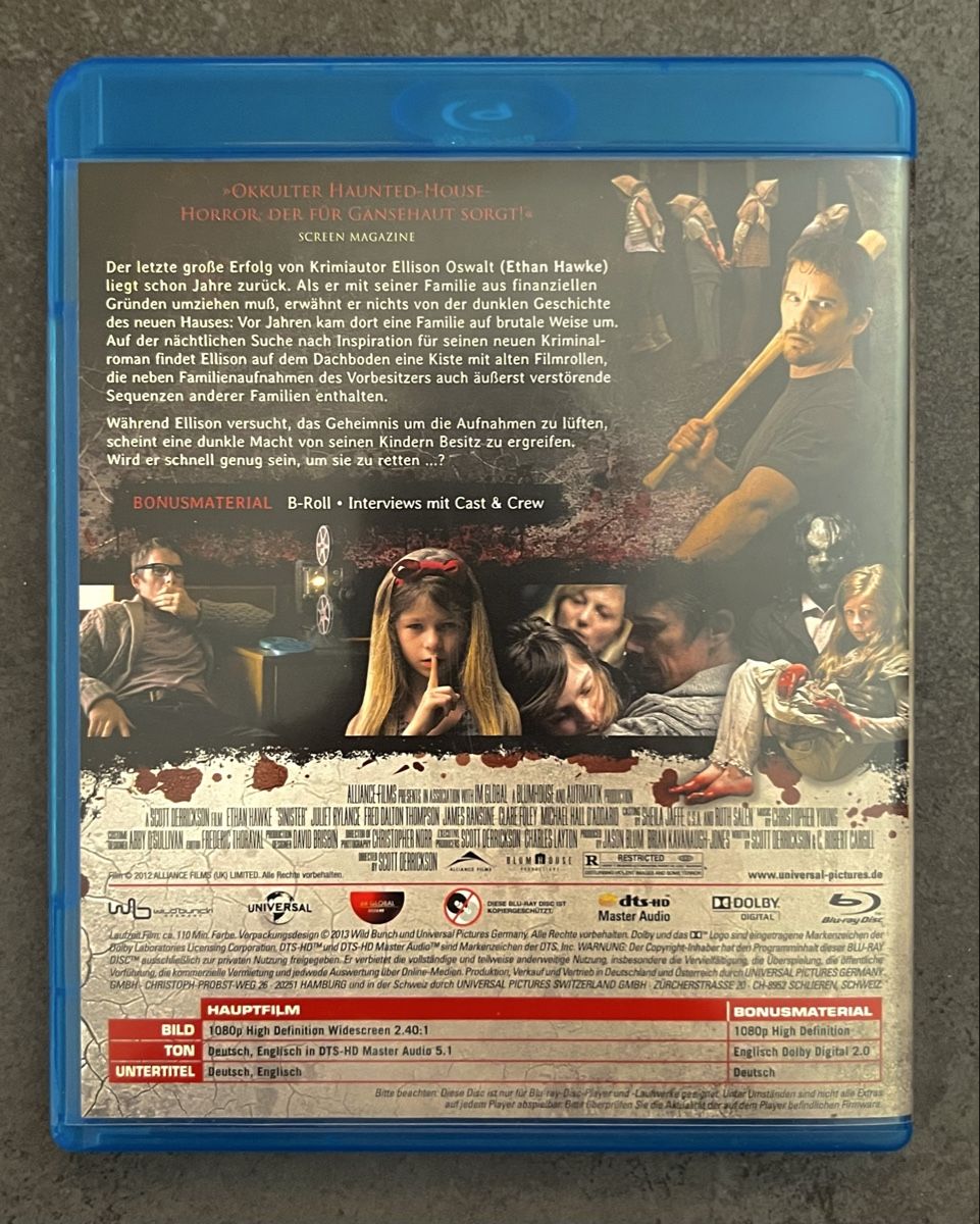 Alle DVDs: SINISTER (2012) – Gebraucht aus Inkwil von RetrOhyeah_Schweiz 1