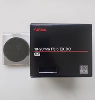 Sigma 10-20mm F3.5 for Nikon with grey filter