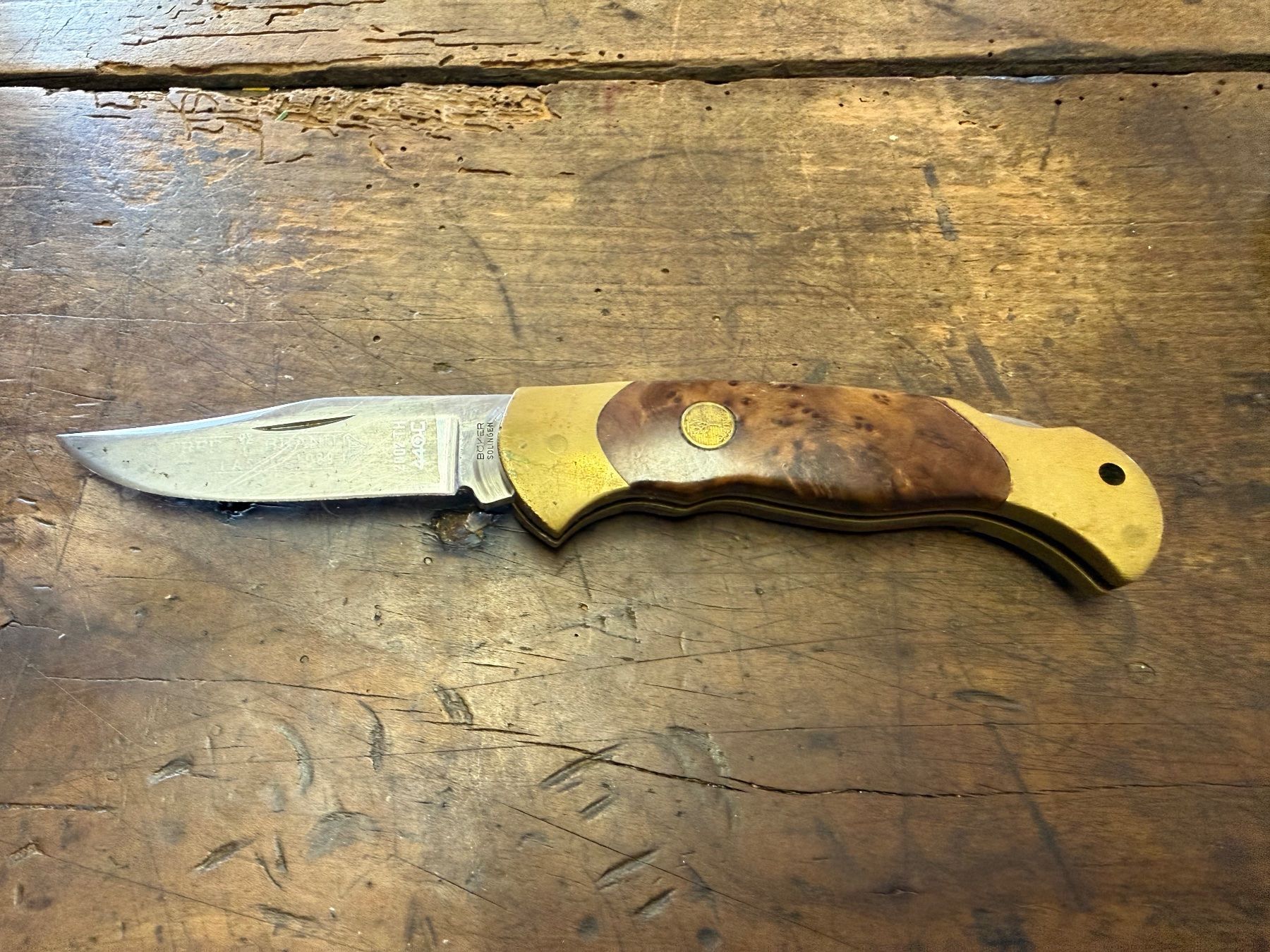 Coltelli tascabile: Taschenmesser Messer Böker Tree Brand 2002 TH – Usato da Bern venduto da Jwpm66