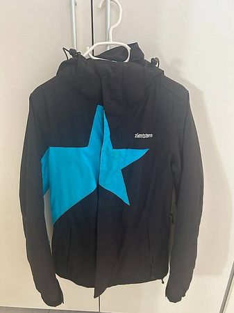 Zimtstern Damen Snowboardjacke / Skijacke schwarz-blau Gr. S