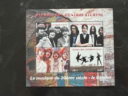 2011  The Beatles Centralafrica Sonderblock **  (A51)