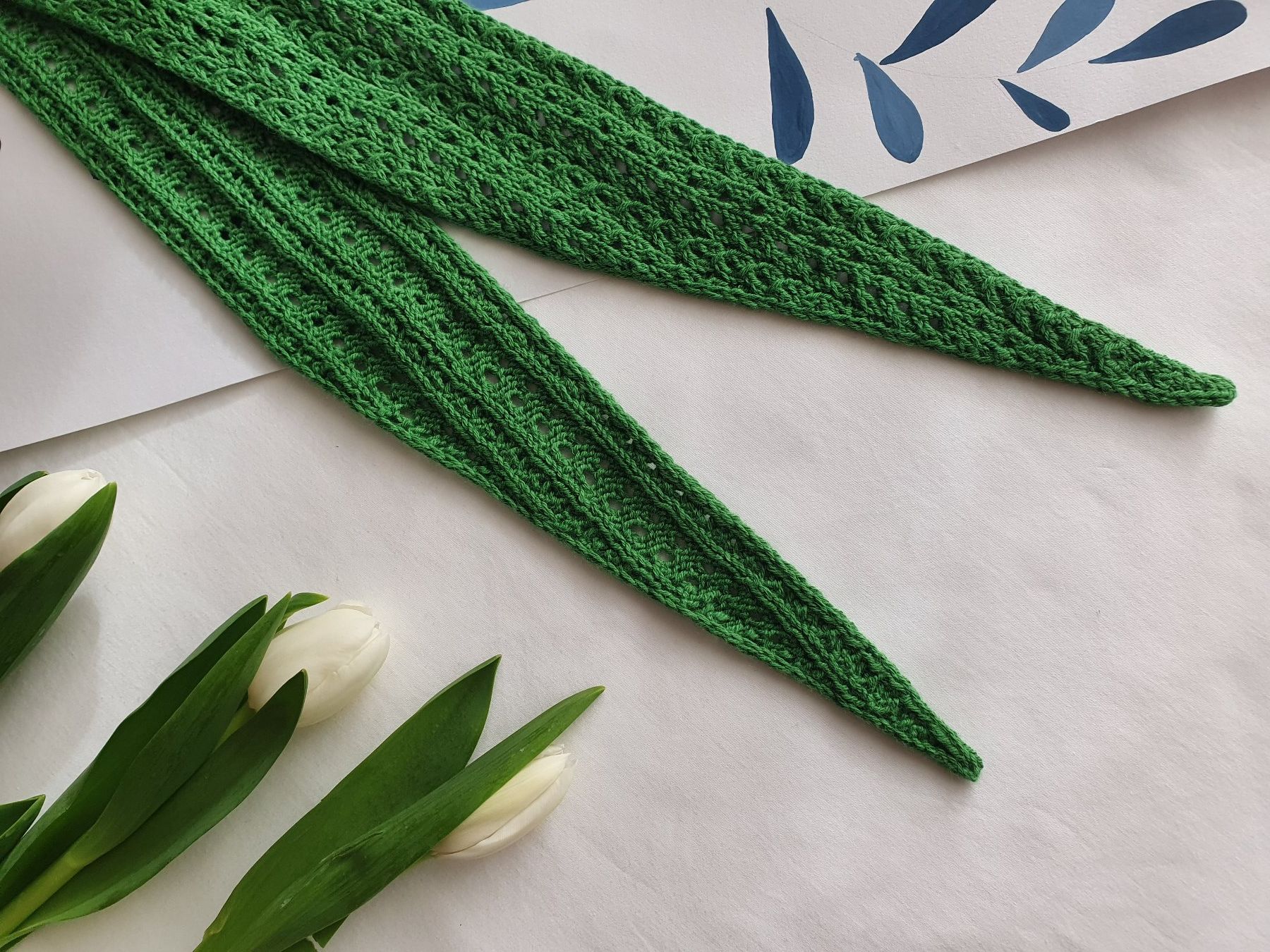 Foulard & Sciarpe: Mini scarf, Strickschal, Handgestrickt, Unikat, Geschenk – Nuovo e nell'imballaggio originale da Neunkirch venduto da Sandramay 3