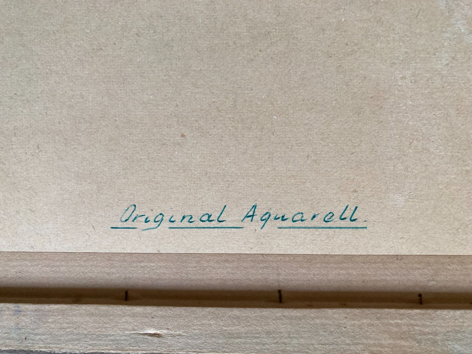 Dipinti: Gemälde Aquarell signiert – Usato da Subingen venduto da Etageren 6