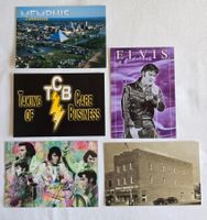 ELVIS PRESLEY  5 Orig.Karten aus Graceland+Tupelo/Geburtsort