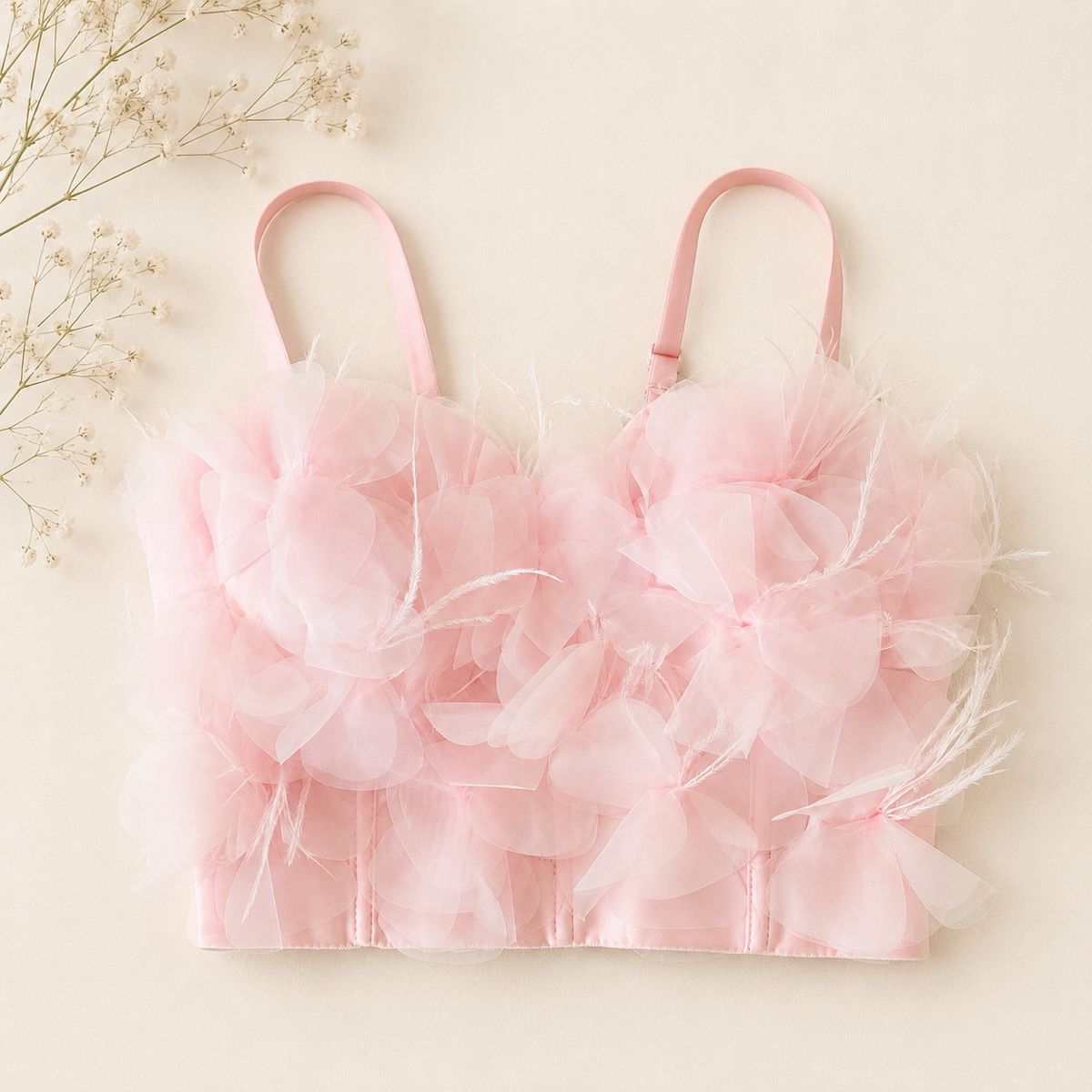 Top: Corset rose clair - taille S  – Nuovo e nell'imballaggio originale da Delémont venduto da bou_26 1