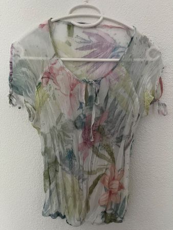 Bluse BiBA Blumenmuster Grösse 34
