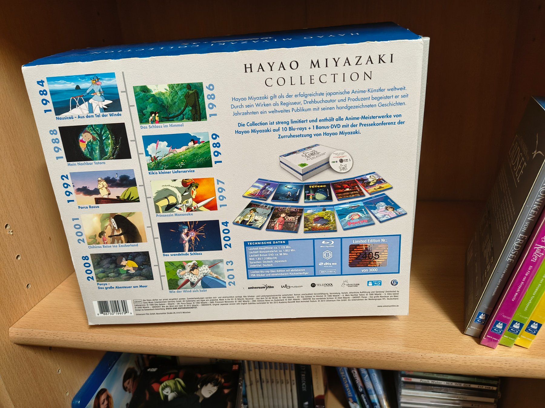 Tutti i DVDs: Studio Ghibli Bluray-Sammlung – Usato da Binz venduto da Shizuka01 1