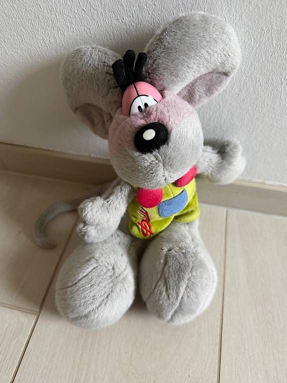 Giocattoli: Plüschtier Diddl Maus grau mit Latzhose – Usato da Rümlang venduto da sunschine_90