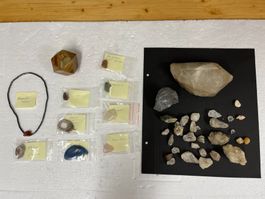 Mineralien Quarz Kristalle Mineralien Sammlung