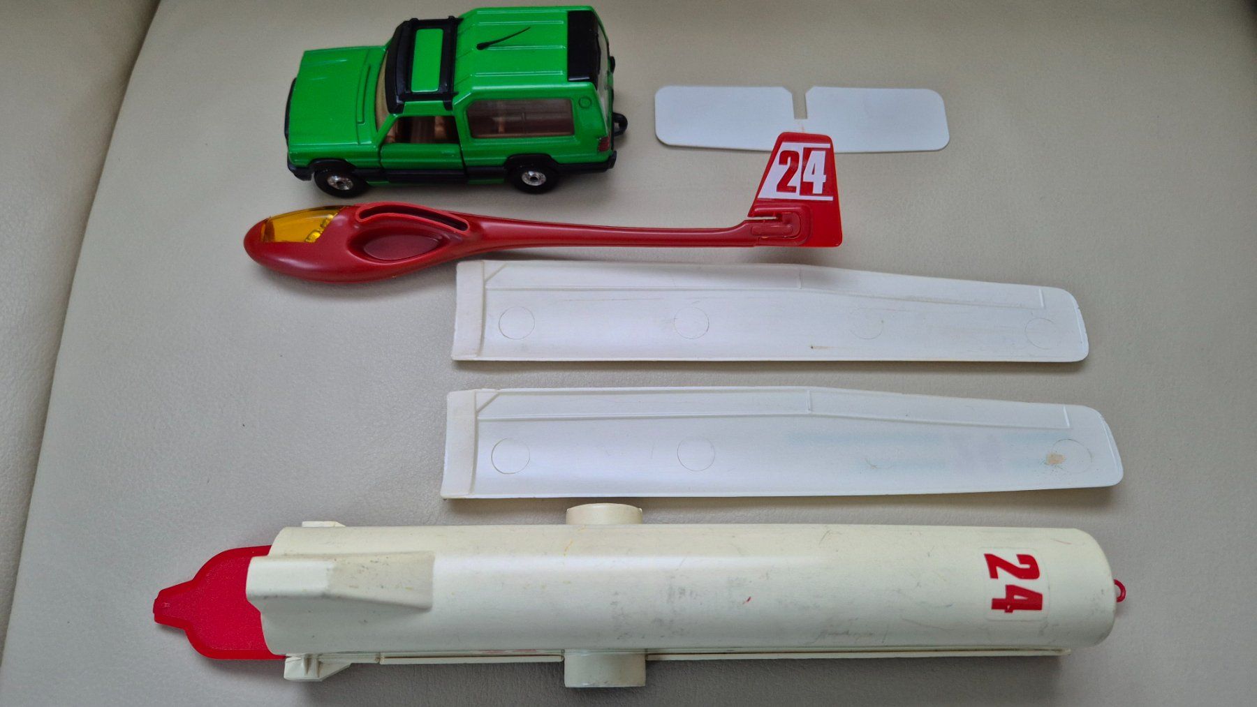 Corgi Toys Modellini d'auto: Corgi Matra Rancho mit Corgi Glider Trailer – Usato da Jona venduto da petzi2 1