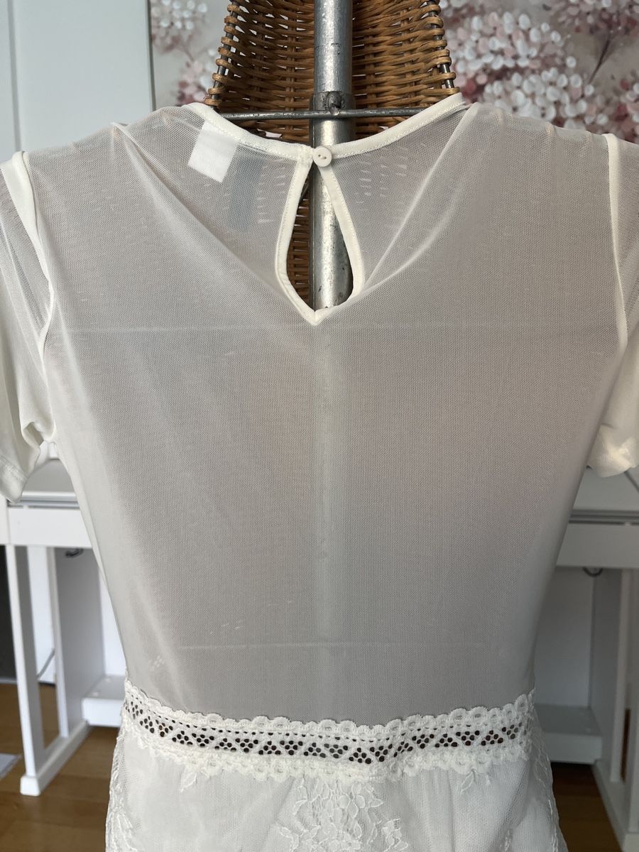 H&M Kleider: Kleid in Weiss mit Spitze, H&M, 38 – Gebraucht aus Solothurn von Bobesch08 5