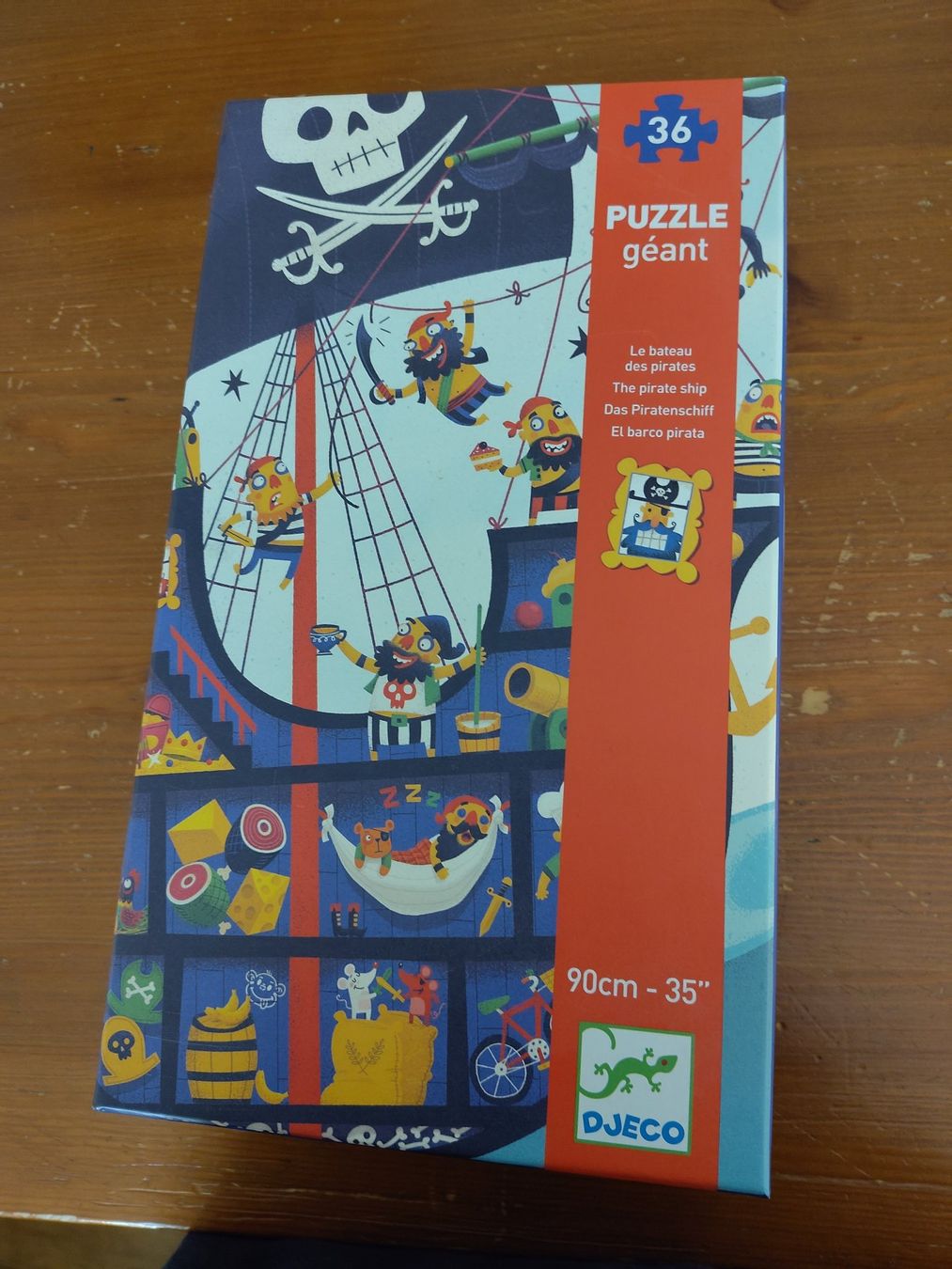 Djeco Puzzle: Piratenschiff puzzel, 36 stk. – Usato da Zürich venduto da isthatablatt