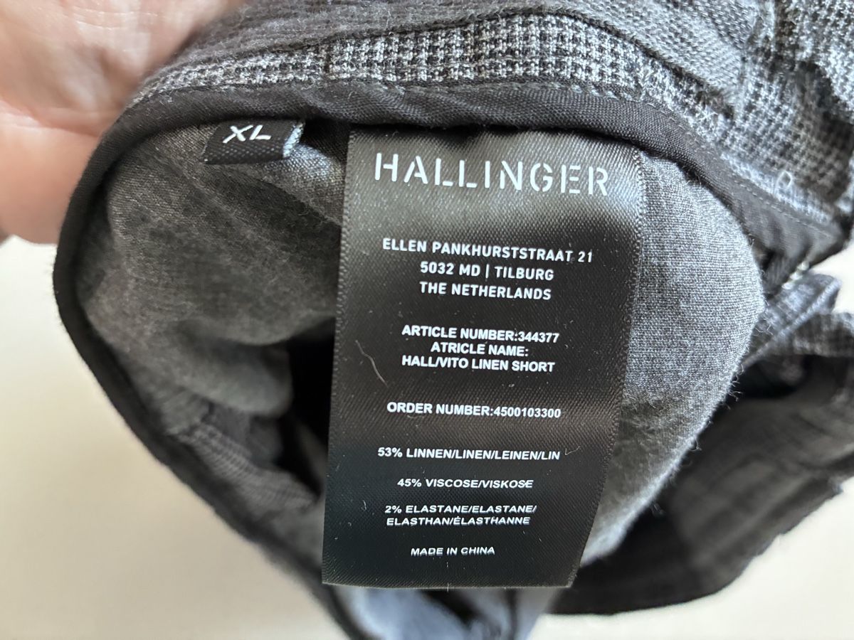 Pantaloni: HALLINGER Checked Summer Shorts, Size XL – Usato da Zürich venduto da and_bbr2 3