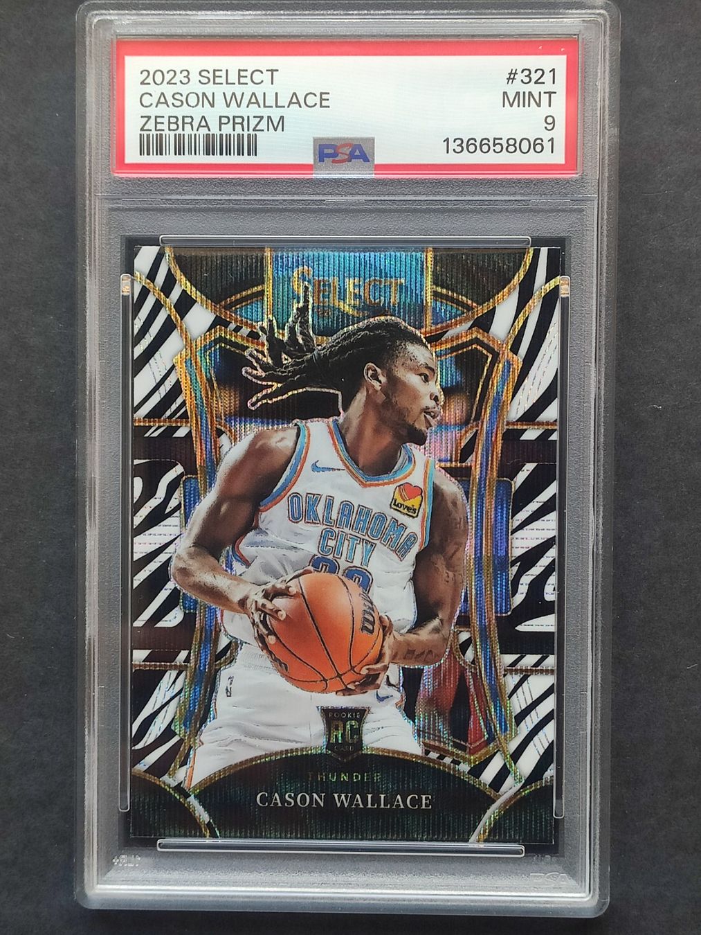 Nba Carte collezionabili: Cason Wallace Zebra PSA 10 SSP Select 23-24 – Usato da Olten venduto da cweb