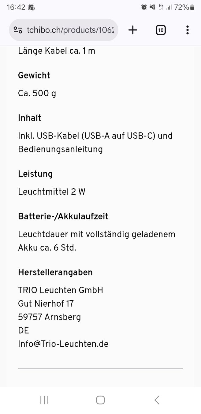 Lampen: Tchibo LED-Akku-Tischleuchte rosa – Neu (gemäss Beschreibung) aus Zürich von mel_nj78 9