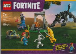 LEGO FORTNITE 77075 PEELY & SPARKPLUG'S CAMP new