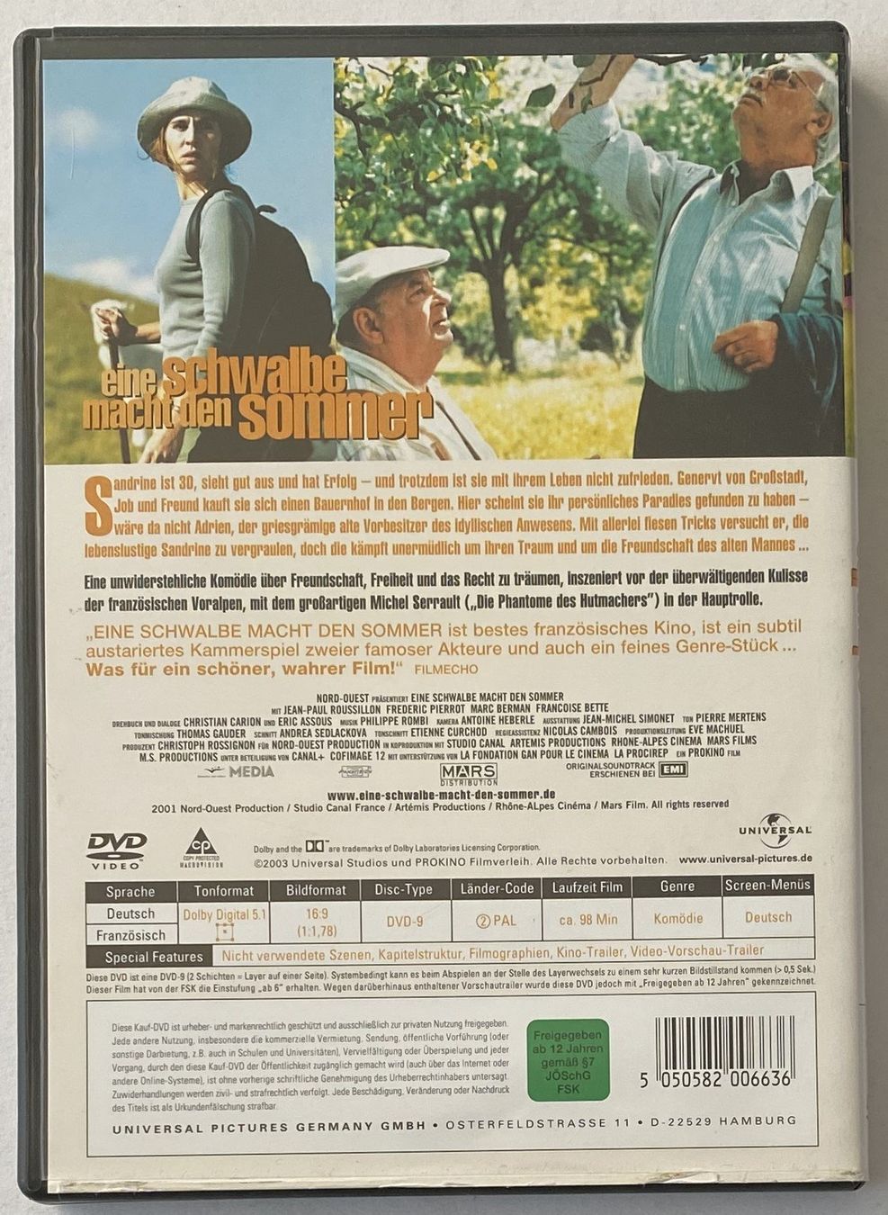 Tutti i DVDs: Eine Schwalbe macht den Sommer – Usato da Flums venduto da Asquillo 1