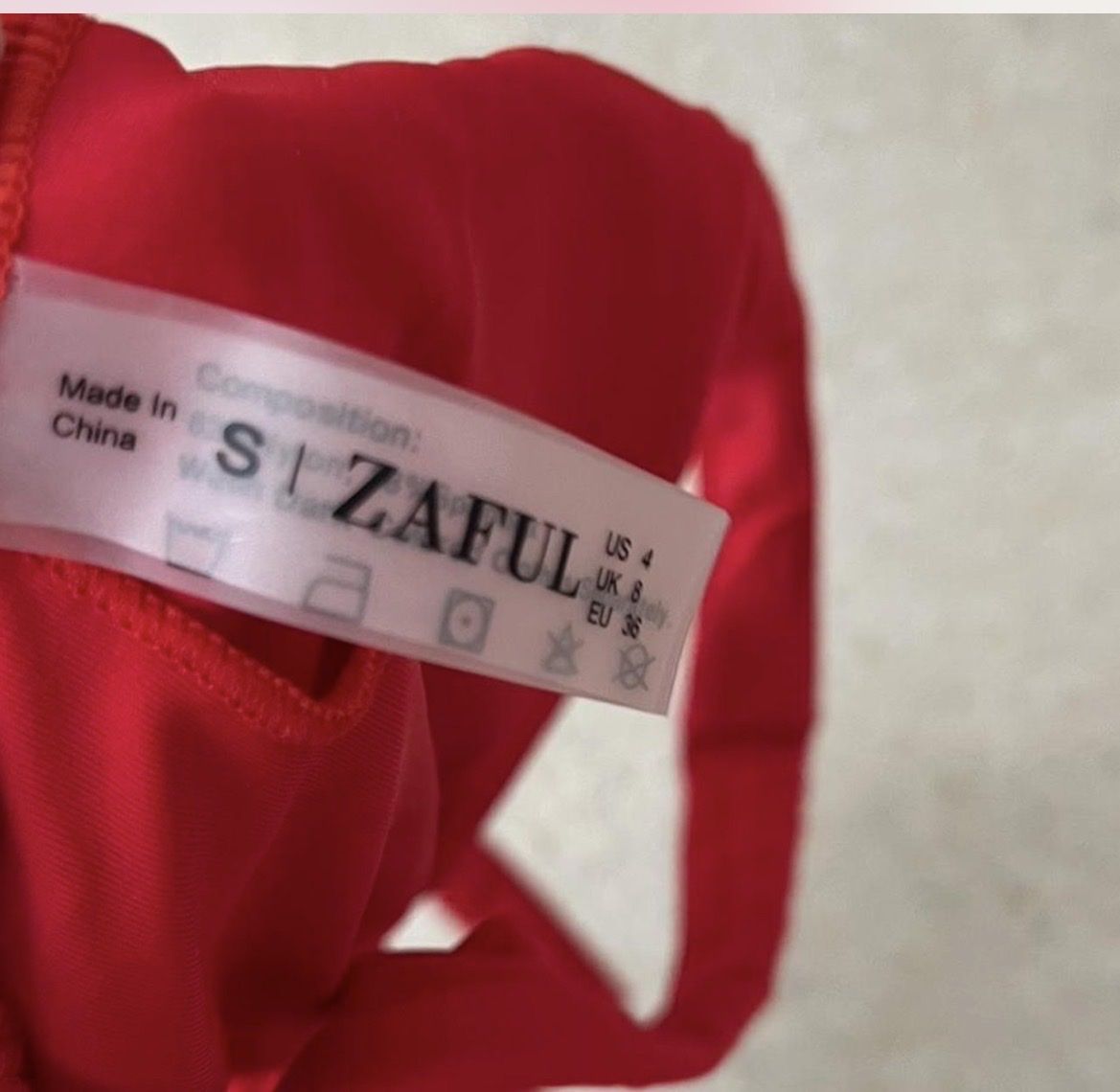 Zaful Badekleider & Bikinis: Rotes Bikini-Top Gr. S Zaful – Neu (gemäss Beschreibung) aus Vaduz von bestbest 2