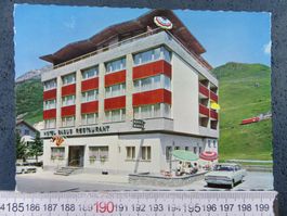 ANDERMATT HOTEL BADUS URI AK OPEL AUTO OLDTIMER 1969 URI AK