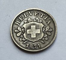 1871 10 Rappen vz+