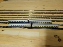 4x Spur n Schnellzugwagen DB, Top Zustand! Selten
