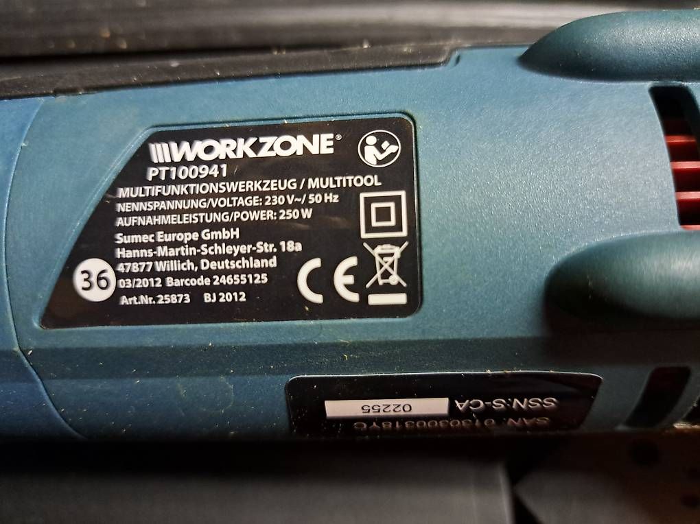 Tutte le macchine: Workzone Multifunktionswerkzeug PT100941 – Nuovo (secondo la descrizione) da Uznach venduto da gartenri 2