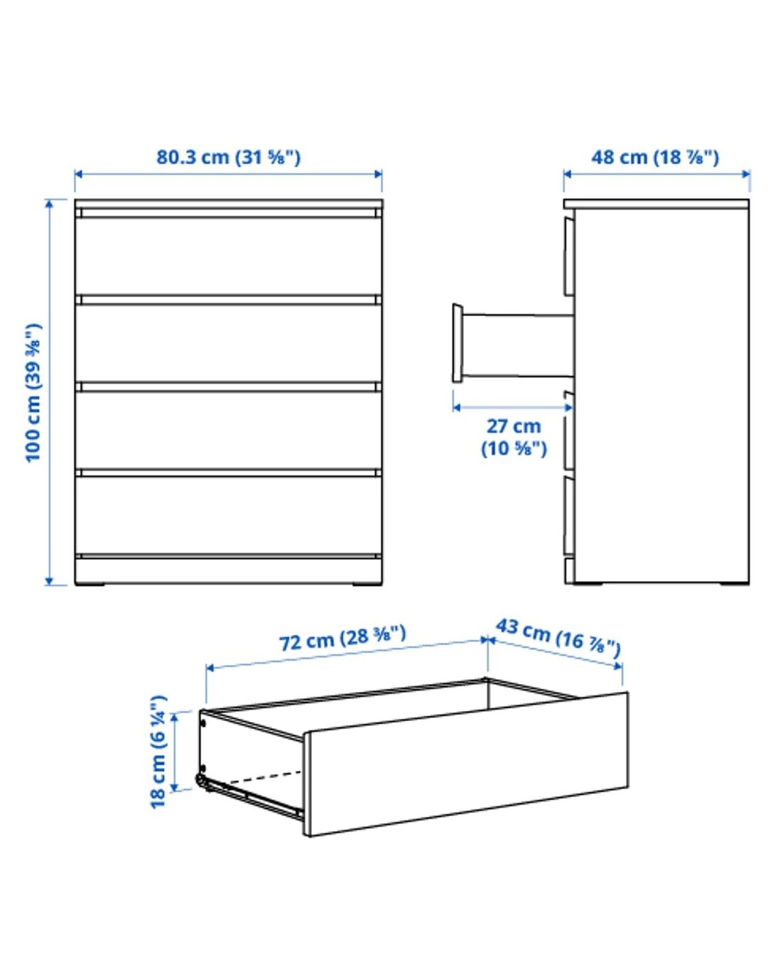 Ikea Cassettiere: Malm Kommode – Difettoso da Kernenried venduto da Daniela1984 7