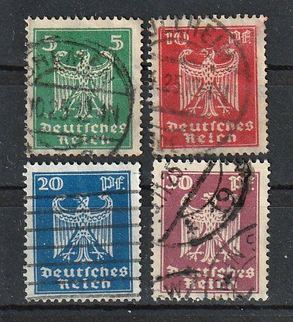 Alle Briefmarken: Deutsches Reich 1924 Freimarken – Neu (gemäss Beschreibung) aus Arlesheim von gaugi43