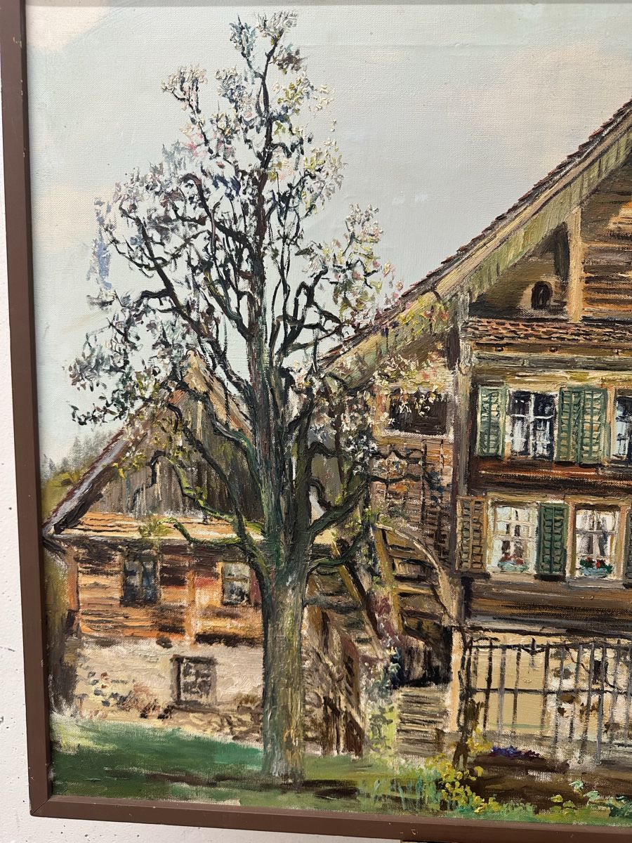 Gemälde: Willi Ingold Gemälde Bauernhaus – Gebraucht aus Ebikon von Gaenggeliwaar 1